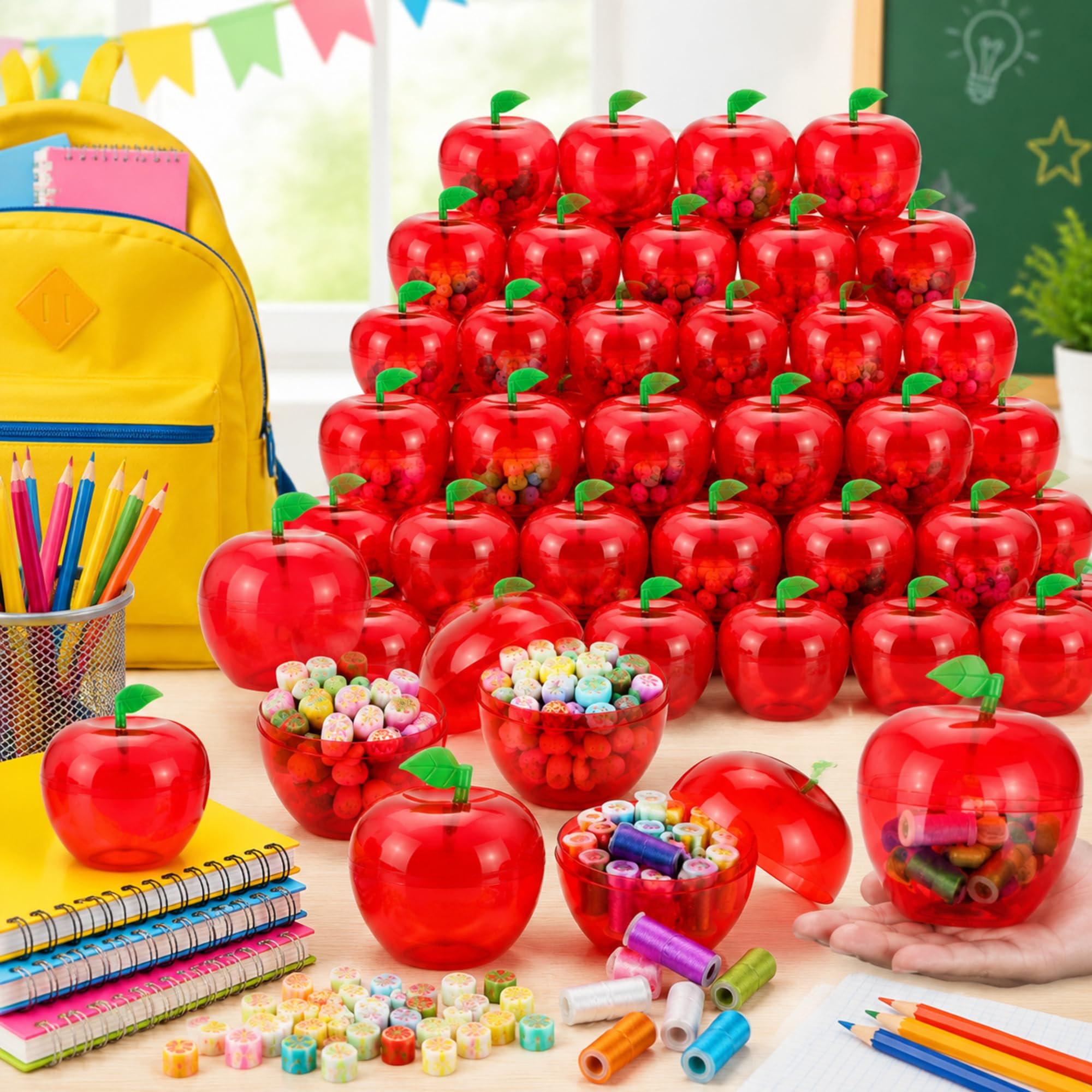 Event Party Box - 5/10pcs Apple Containers Snow White Decorations