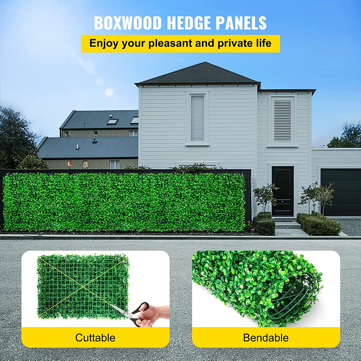 SucceBuy Artificial Plant Wall - Flower Wall Panel recension och pris