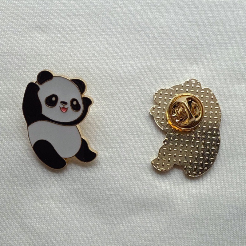 6pcs Cartoon China Panda Badge - Event Party recension och pris
