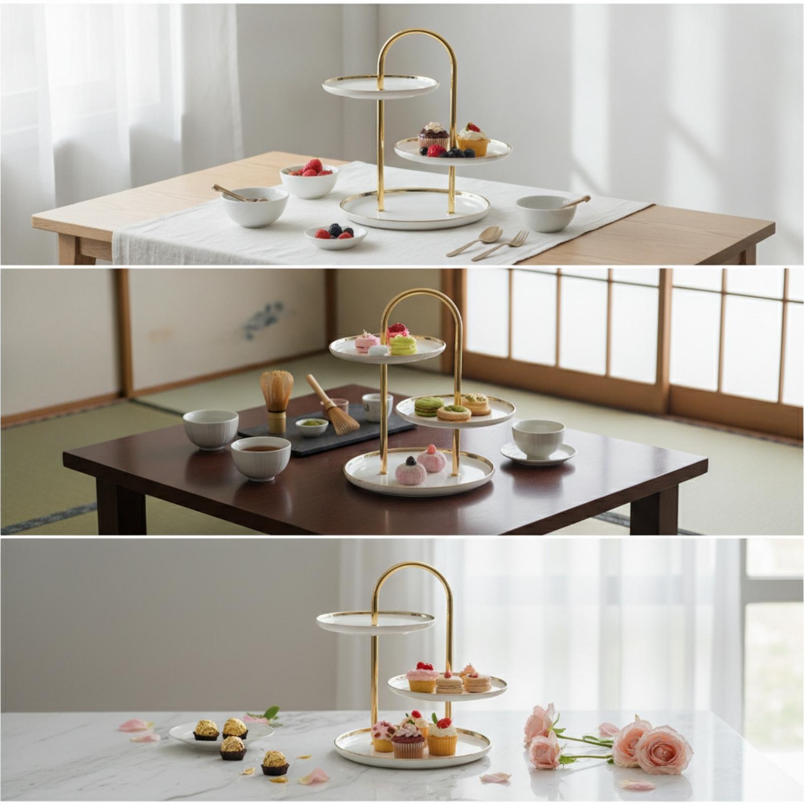 Tier Stand with Handle Ceramic - Cupcake Stand Tier recension och pris