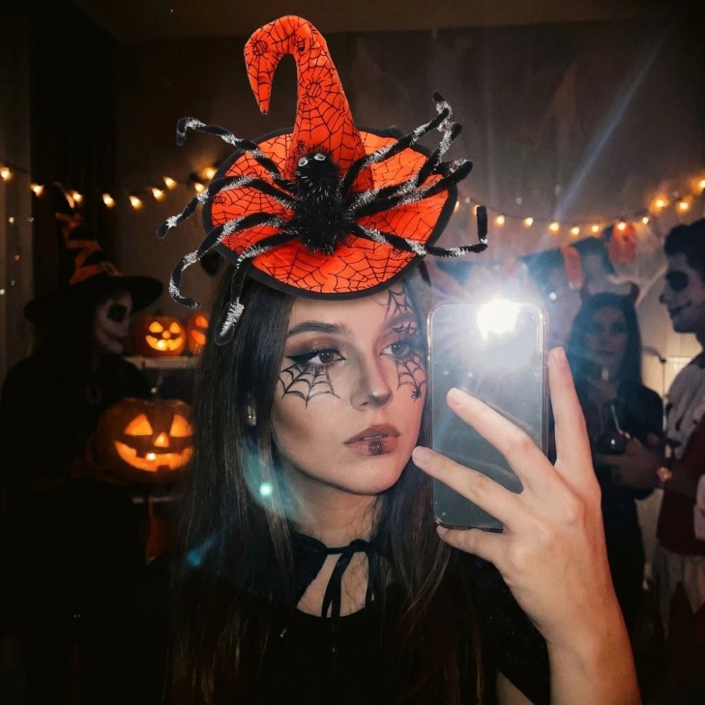 Cute Spider Halloween Witch Ha - Party Hat Cone recension och pris