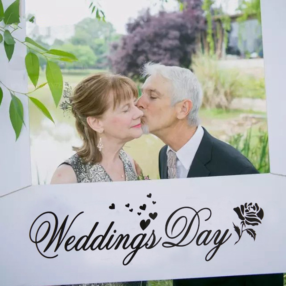 Wedding Day Photo Frame DIY Ph - Photo Booth Frame recension och pris