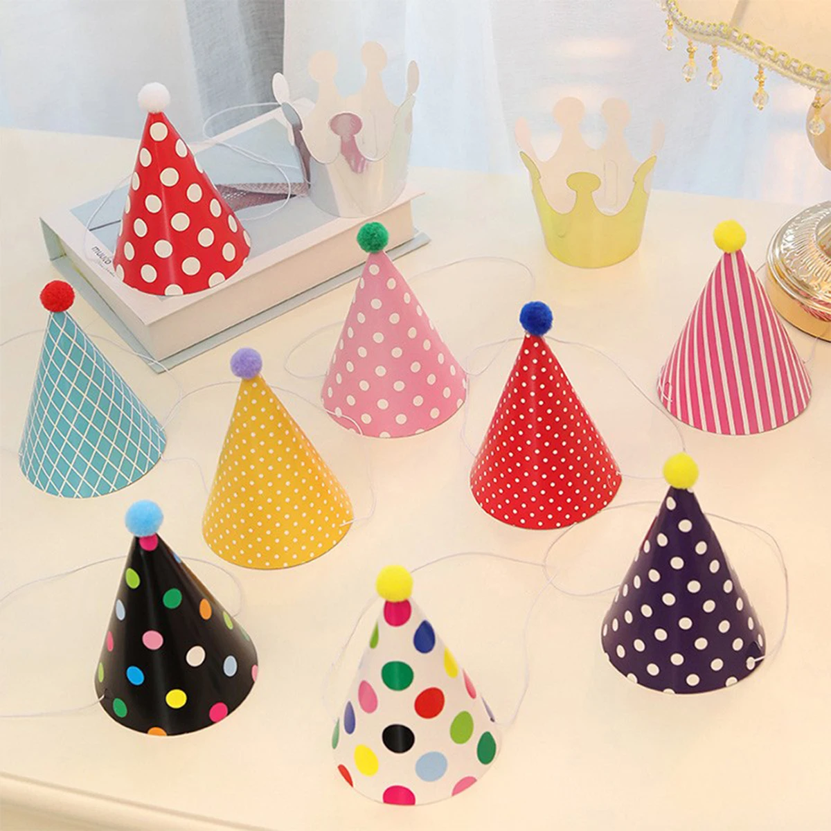 11PCS Birthday party trumpet b - Party Hat Cone recension och pris