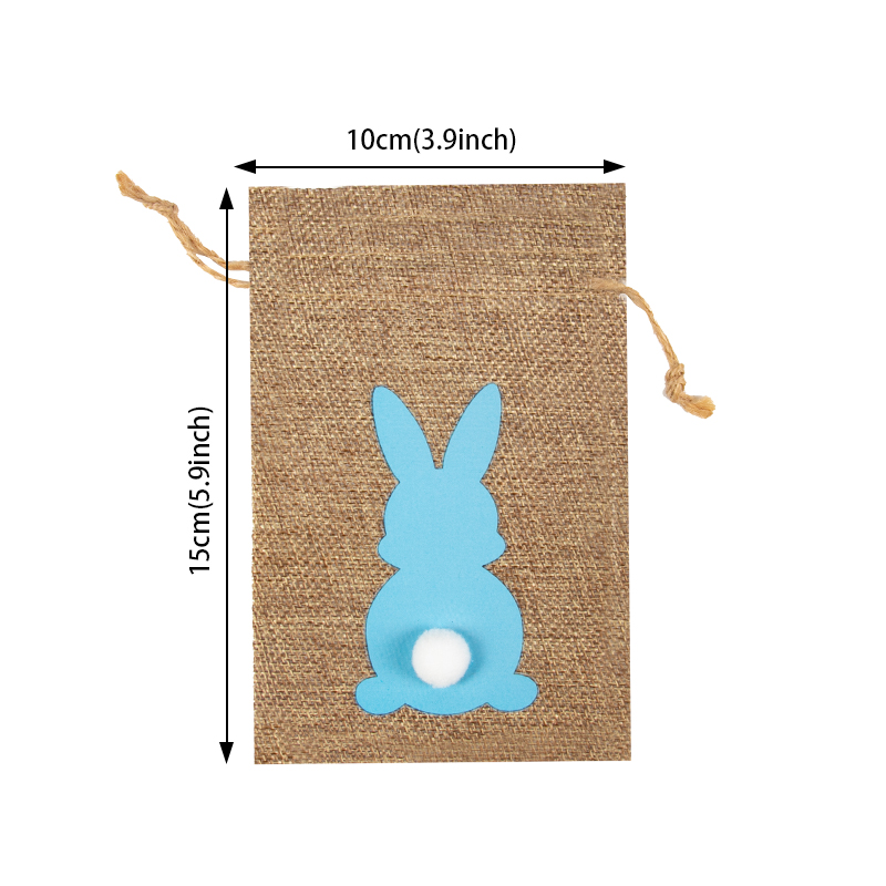 6/12/24pcs Easter Burlap Candy - Cotton Candy Cone recension och pris