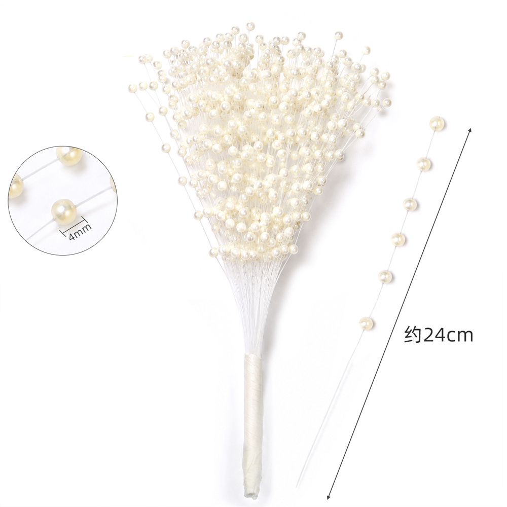100PC 4mm x 24cm Spurting Whit - Centerpiece Stick recension och pris