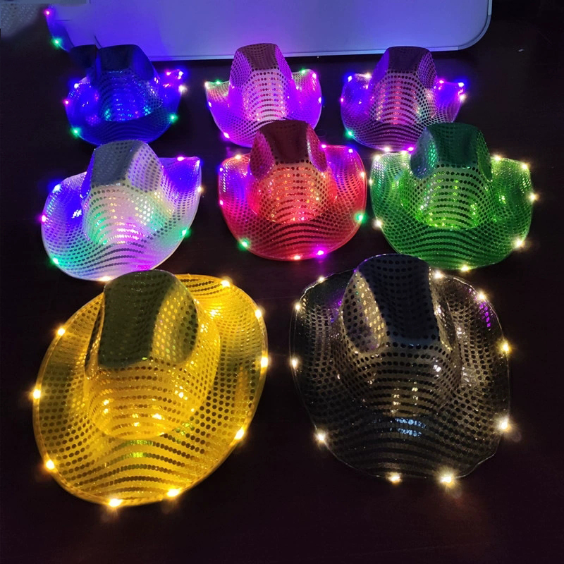Blinky LED Light Cowboy Cowgir - Party Hat Cone recension och pris