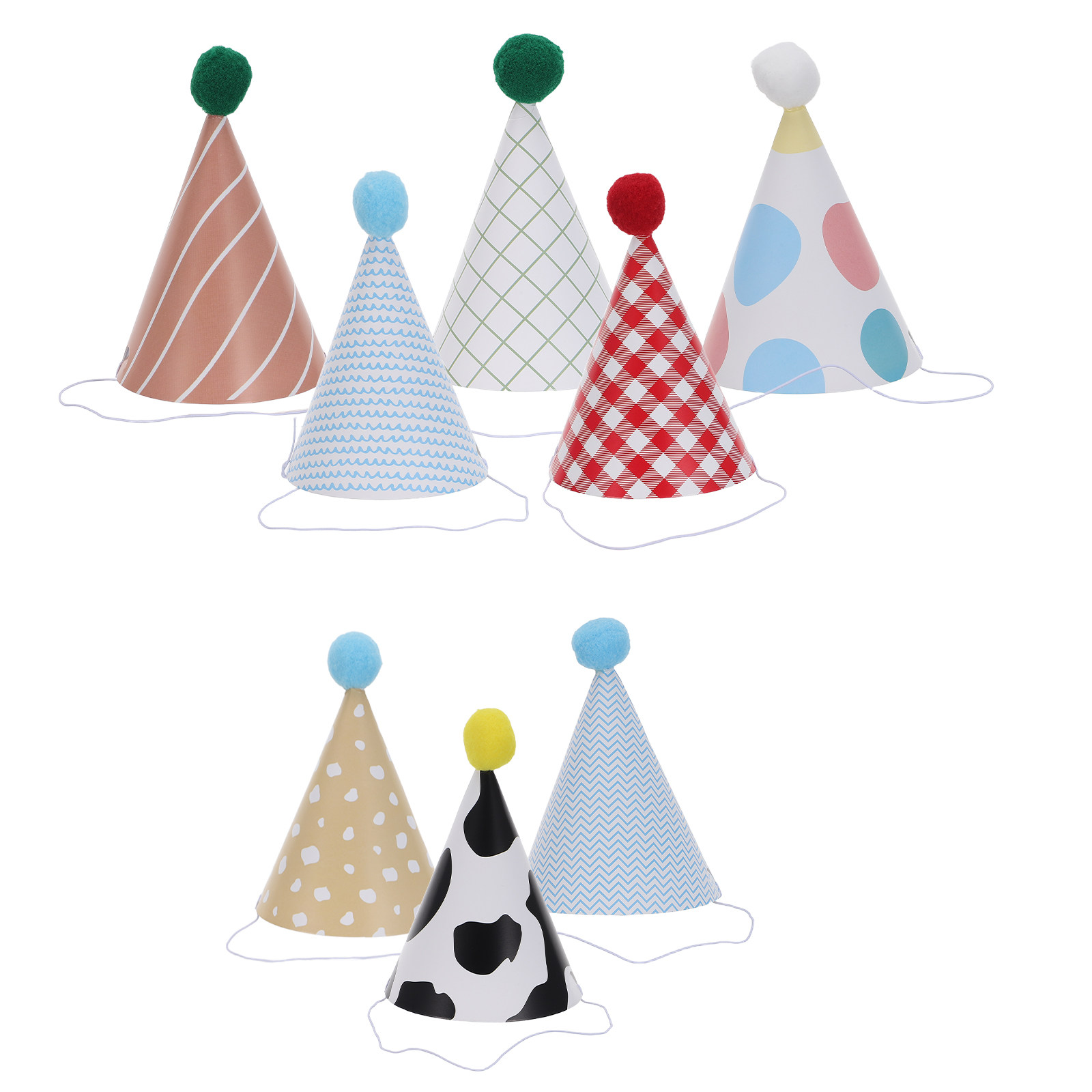 9Pcs Birthday Party Hats Paper - Party Hat Cone recension och pris