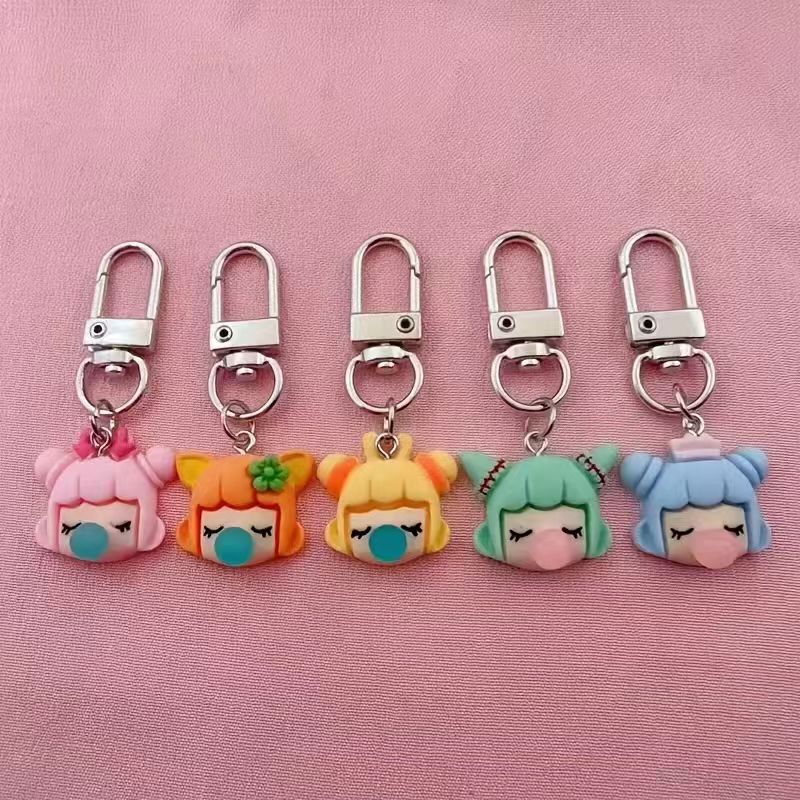 5pcs resin girl keychain, suit - Event Party recension och pris