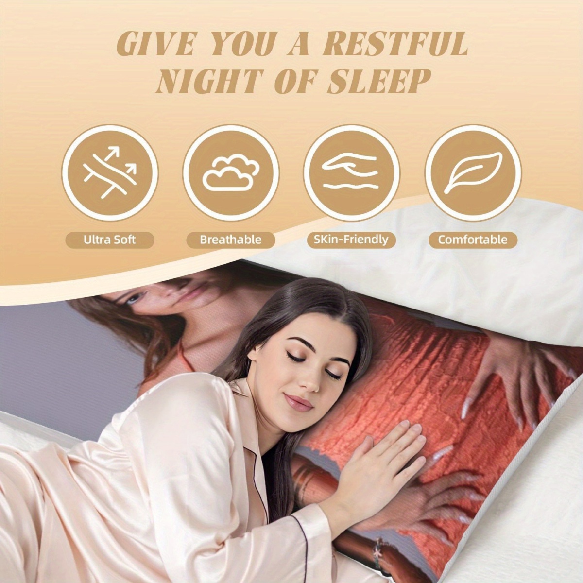 1 Custom Photo Body Pillowcase - Event Suppliers recension och pris