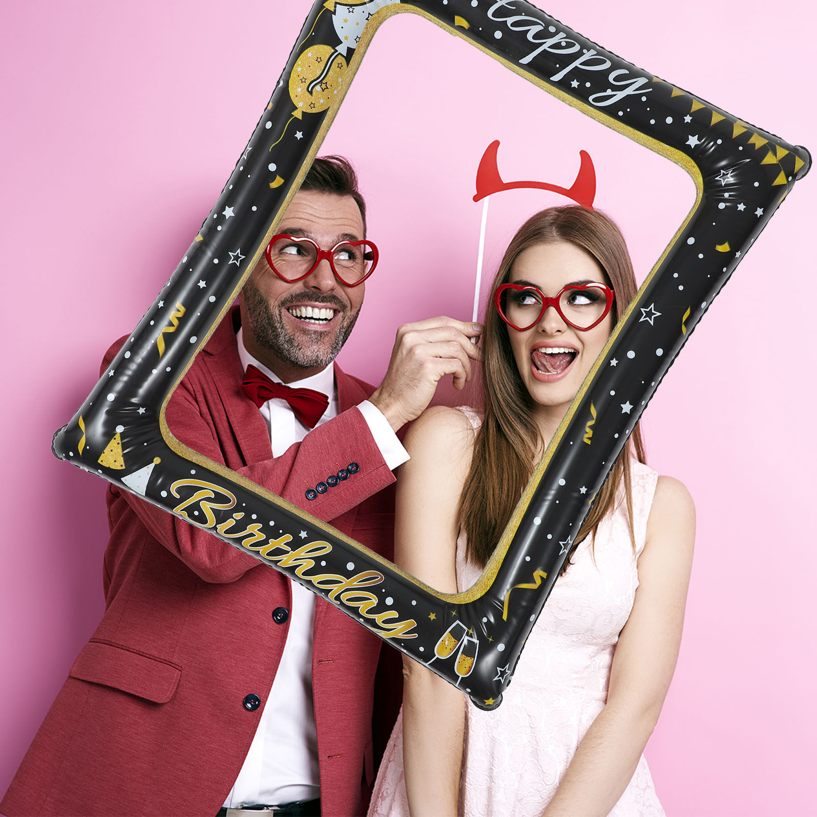 Large Inflatable Selfie Frame  - Photo Booth Frame recension och pris