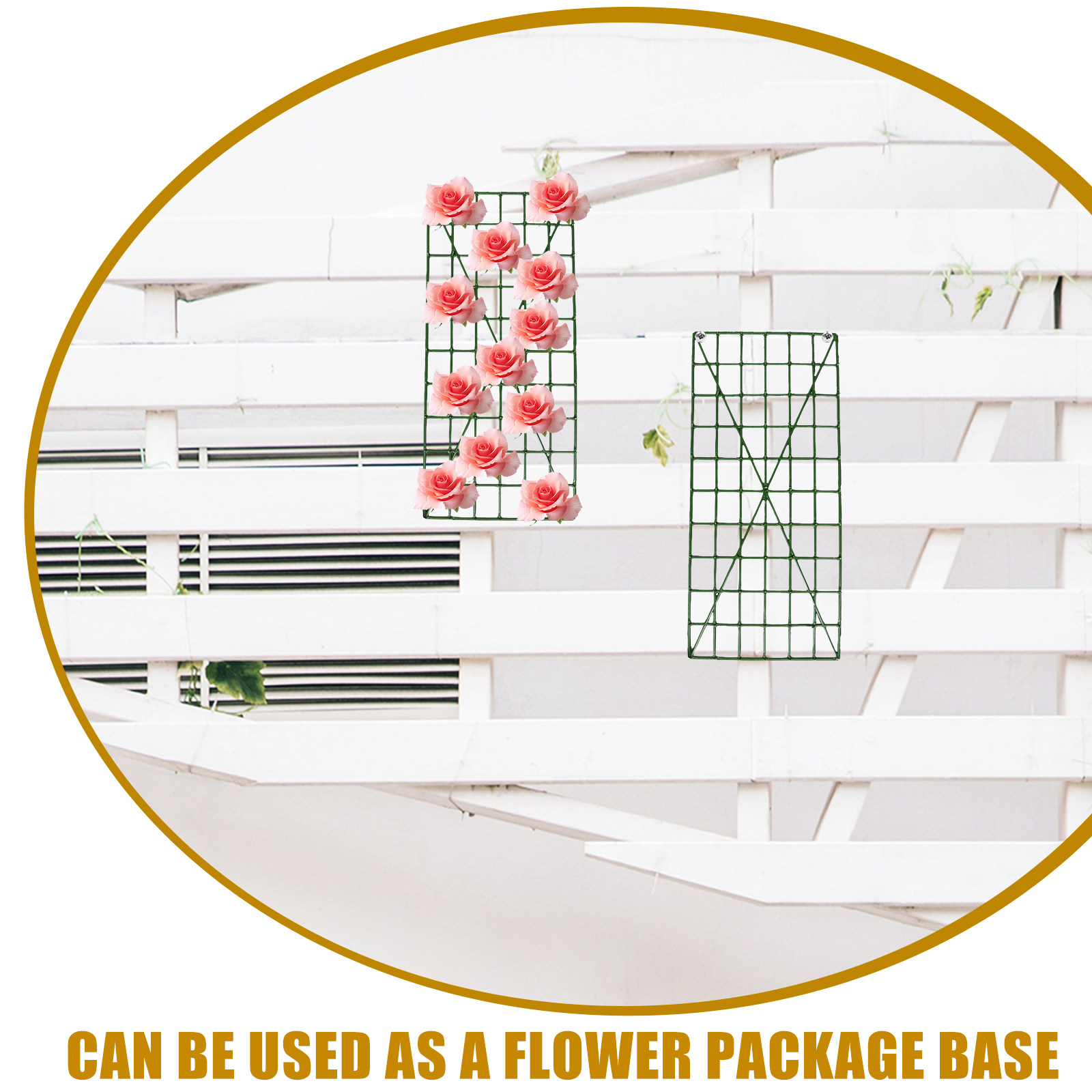 4Pcs PP Flower Wall Rack Weddi - Flower Wall Panel recension och pris