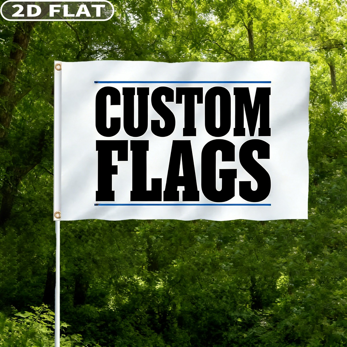 1pc Custom Flag with Image/Log - Event & Party Supply recension och pris