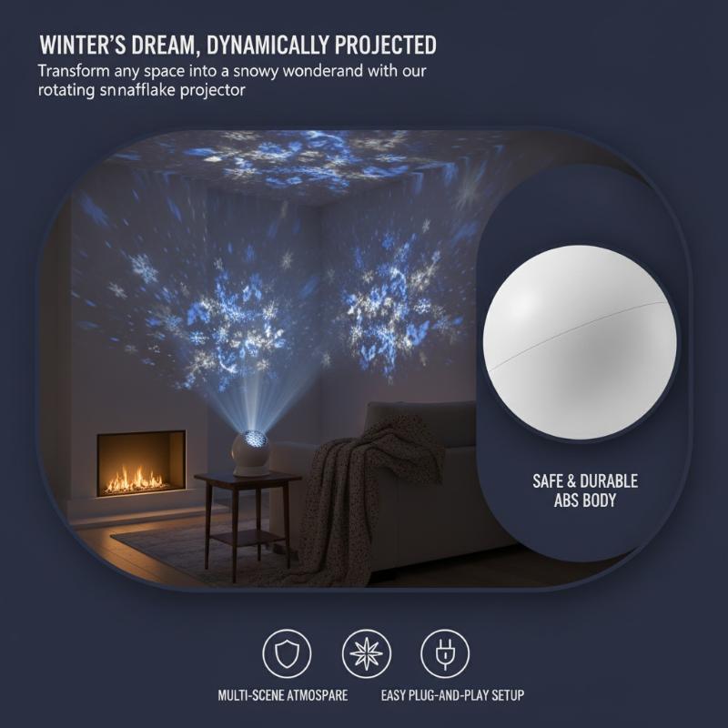 Christmas Snowflake LED Projec - Event & Party Supply recension och pris